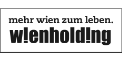 Logo der Wien Holding in schwarz auf weiß